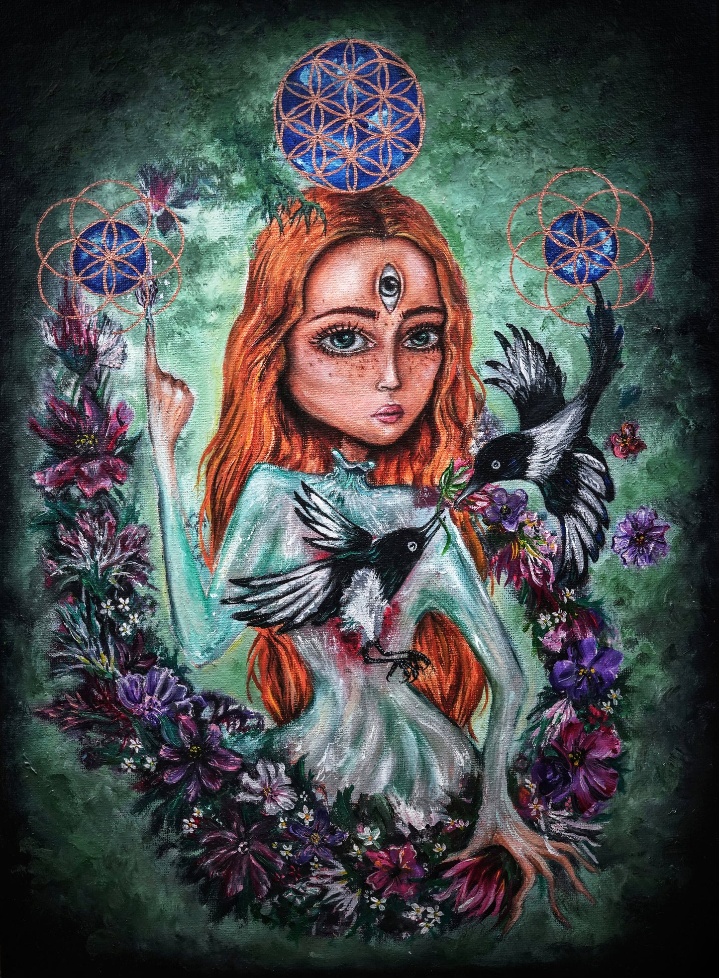 "Rise of Helixileh" -Gold embellished High quality print