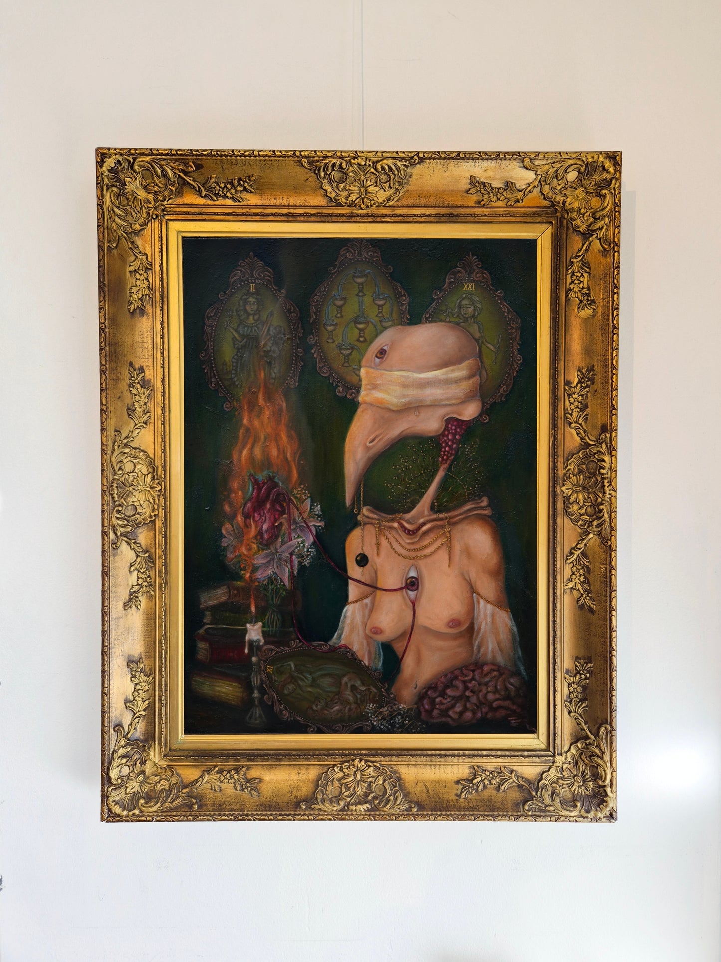 Sold - Hidden Hurts - oil on canvas