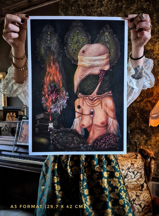 "Hidden Hurts" - High quality print