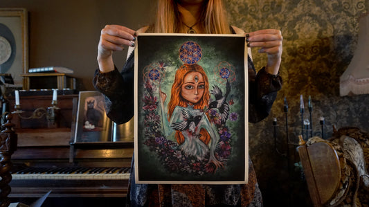 "Rise of Helixileh" -Gold embellished High quality print