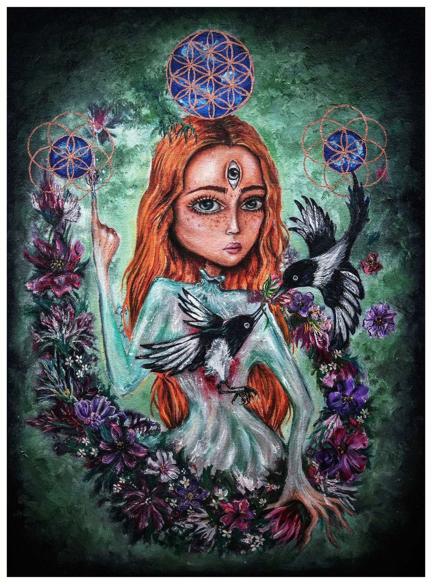 "Rise of Helixileh" -Gold embellished High quality print